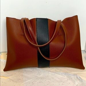 Vince Camuto vegan Leather Minimalist Tote…